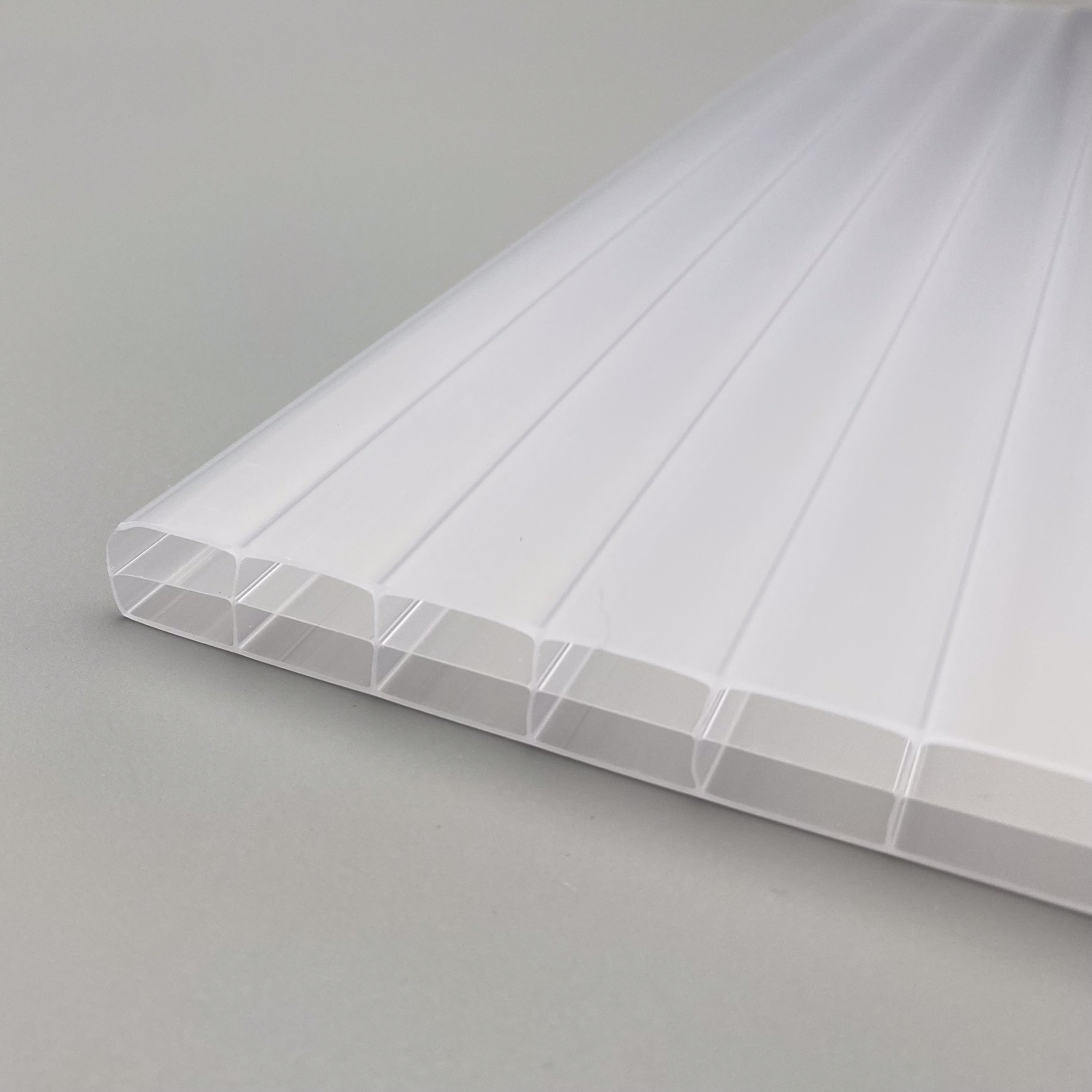 Stegplatten Komplettset Opal Lexan 16mm